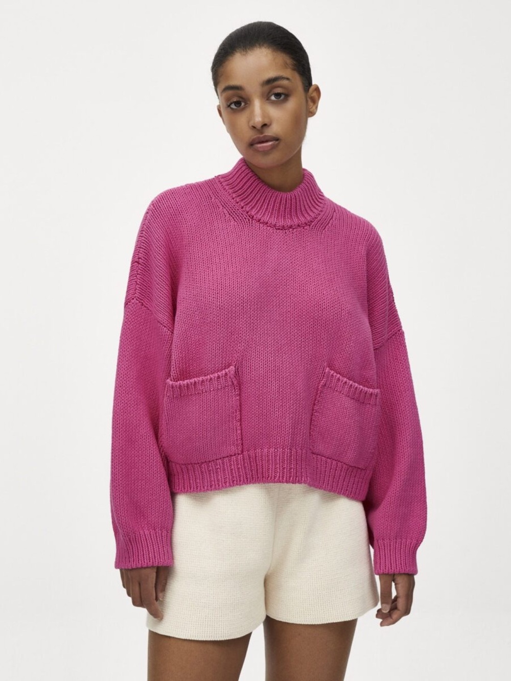 Babaa sweater no. 20 jumper hibiscus flower